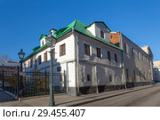 Москва. Староваганьковский переулок, 23, стр.1.  Палаты Александровского подворья (2018 год). Стоковое фото, фотограф Татьяна Белова / Фотобанк Лори