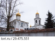 Храм Рождества Пресвятой Богородицы в Старом Симонове. Стоковое фото, фотограф Victoria Demidova / Фотобанк Лори