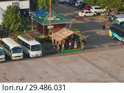 Причал в круизном порту. Виктория, Маэ, Сейшелы (2016 год). Редакционное фото, фотограф Вадим Хомяков / Фотобанк Лори