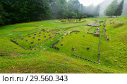 Ruins of Sarmizegetusa Regia (2017 год). Редакционное фото, фотограф Яков Филимонов / Фотобанк Лори