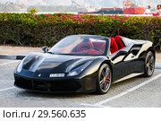 Ferrari 488 Spider (2018 год). Редакционное фото, фотограф Art Konovalov / Фотобанк Лори
