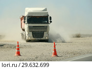 Грузовой автомобиль  DAF серии XF (2018 год). Редакционное фото, фотограф Щеголева Ольга / Фотобанк Лори
