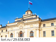 Konstantinovsky Palace in Strelna. The State Complex The National Congress Palace (2017 год). Редакционное фото, фотограф FotograFF / Фотобанк Лори