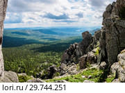 Уральские горы. Национальный парк Таганай. Южный Урал. Пейзаж. Стоковое фото, фотограф Евгений Бобков / Фотобанк Лори