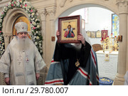 Великое освящение храма блаженной Матроны в Ногинске (2019 год). Редакционное фото, фотограф Дмитрий Неумоин / Фотобанк Лори