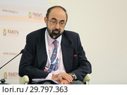 Игнасио Гарсиа-Вальдекасас - временный поверенный в делах Испании в Российской Федерации на Гайдаровском форуме 2017. Редакционное фото, фотограф Игорь Долгов / Фотобанк Лори