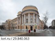 Московский педагогический государственный университет зимой (2019 год). Редакционное фото, фотограф Дмитрий Неумоин / Фотобанк Лори