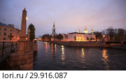 Россия.Санкт-Петербург. Никольский морской собор (2018 год). Стоковое видео, видеограф Литвяк Игорь / Фотобанк Лори