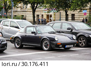 Porsche 911 Targa (2013 год). Редакционное фото, фотограф Art Konovalov / Фотобанк Лори