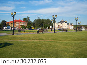 Remezov square in Tobolsk. Russia (2016 год). Редакционное фото, фотограф Сергей Пристяжнюк (Serg Zastavkin) / Фотобанк Лори