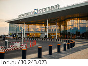 Аэропорт Стригино. Здание нового централизованного пассажирского терминала в Нижнем Новгороде. Редакционное фото, фотограф Igor Lijashkov / Фотобанк Лори