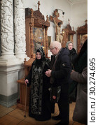 Прощеное воскресенье в Новодевичьем монастыре (2019 год). Редакционное фото, фотограф Дмитрий Неумоин / Фотобанк Лори
