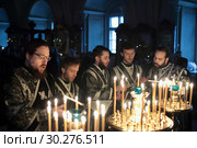 Великое повечерие в Новодевичьем монастыре (2019 год). Редакционное фото, фотограф Дмитрий Неумоин / Фотобанк Лори