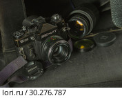 Фотоаппарат «Зенит-12сд» (2016 год). Редакционное фото, фотограф Яков Реймер / Фотобанк Лори