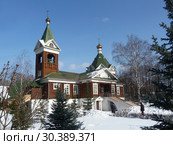 Троицкая (Донская) церковь в Перловке. Мытищи, Московская область (2012 год). Стоковое фото, фотограф Елена Орлова / Фотобанк Лори