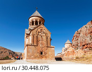 The medieval monastery of Noravank in Armenia. Was founded in 1205 (2018 год). Стоковое фото, фотограф Наталья Волкова / Фотобанк Лори