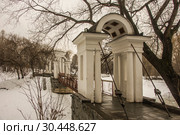 Россия. Екатеринбург. Харитоновский сад зимой. Знаковое известное место в городе. Стоковое фото, фотограф Сергеев Валерий / Фотобанк Лори