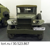 Автомобиль Додж WC-56 1944 года выпуска на выставке старых и редких автомобилей (2018 год). Редакционное фото, фотограф Сергей Рыбин / Фотобанк Лори