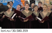 Performance of choir with director (2017 год). Редакционное видео, видеограф Данил Руденко / Фотобанк Лори
