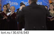 Performance of Sveshnikov State Academic Russian Choir (2017 год). Редакционное видео, видеограф Данил Руденко / Фотобанк Лори