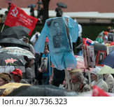 Москва, портрет ветерана Великой Отечественной войны 1941-1945 годов на шествии "Бессмертный полк" (2019 год). Редакционное фото, фотограф Дмитрий Неумоин / Фотобанк Лори
