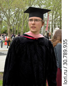 Graduate of the Manhattan School of Music. Master of Music (MM). New York City (NYC), United States (2019 год). Стоковое фото, фотограф Валерия Попова / Фотобанк Лори
