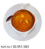 Traditional Spanish dish Olla Morellana. Стоковое фото, фотограф Яков Филимонов / Фотобанк Лори