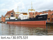 Корабль "Солдек" - экспонат Центрального морского музея. Гданьск, Польша (2018 год). Редакционное фото, фотограф Ирина Борсученко / Фотобанк Лори