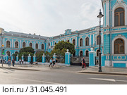 Москва, улица Мясницкая, дом 7. Дом Черткова (2018 год). Редакционное фото, фотограф Александр Щепин / Фотобанк Лори