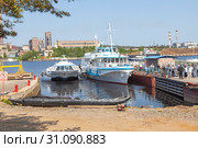 Корабли Валаамского монастыря. Город Приозерск (2019 год). Редакционное фото, фотограф Parmenov Pavel / Фотобанк Лори