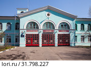 Специально-пожарная часть, ул. Гамалеи 14, Москва (2019 год). Редакционное фото, фотограф Наталия Шевченко / Фотобанк Лори