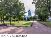 Санкт-Петербург. Сампсониевский собор (память победы над шведами в Полтавской битве). Построен Петром на месте кладбища (2019 год). Стоковое фото, фотограф Grigory_Gez / Фотобанк Лори