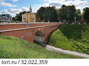 Рязань, Глебовский мост (2019 год). Редакционное фото, фотограф Dmitry29 / Фотобанк Лори