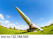Russian Tupolev Tu-144 supersonic passenger aircraft (2015 год). Редакционное фото, фотограф FotograFF / Фотобанк Лори