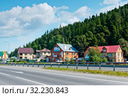 Россия, Сибирь, Ханты-Мансийск,  на объездной дороге (2018 год). Стоковое фото, фотограф Александр Циликин / Фотобанк Лори