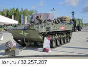Боевая машина десанта БМД-4М на Международном военно-техническом форуме "Армия-2018". Кубинка, военно-патриотический парк "Патриот" Редакционное фото, фотограф Игорь Долгов / Фотобанк Лори
