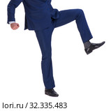 The businessman isolated on the white background. Стоковое фото, фотограф Elnur / Фотобанк Лори