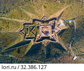 Panoramic landscape of fortress of Nossa Senhora da Graca in Elvas (2019 год). Стоковое фото, фотограф Яков Филимонов / Фотобанк Лори