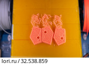 3D printer ABS plastic printing error, mistake, fault. Стоковое фото, фотограф Aleksejs Bergmanis / Фотобанк Лори