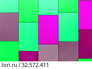 Wall from multi-colored panels background. Стоковое фото, фотограф Акиньшин Владимир / Фотобанк Лори