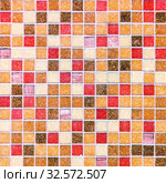 Mosaic tiles on the facade of the house. Стоковое фото, фотограф Акиньшин Владимир / Фотобанк Лори