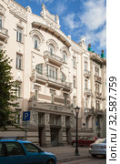 Riga Art Nouveau, house on Alberta Street, architect M.Eyzenshteyn (2014 год). Стоковое фото, фотограф Юлия Бабкина / Фотобанк Лори