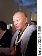 Знаменитый голливудский киноактер Кэри-Хироюки Тагава (Cary-Hiroyuki Tagawa) в Москве (2013 год). Редакционное фото, фотограф Малышев Андрей / Фотобанк Лори