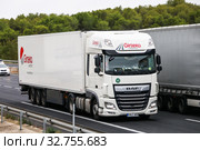 DAF XF (2019 год). Редакционное фото, фотограф Art Konovalov / Фотобанк Лори