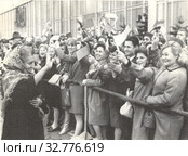 Индира Ганди в Москве (1971 год). Редакционное фото, фотограф Retro / Фотобанк Лори
