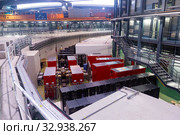 Image of ALBA synchrotron modern building interior indoors (2019 год). Редакционное фото, фотограф Яков Филимонов / Фотобанк Лори