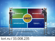 SWOT technique concept for business. Стоковое фото, фотограф Elnur / Фотобанк Лори