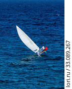 Sailing boat in the sea. Стоковое фото, фотограф Arpad Radoczy / PantherMedia / Фотобанк Лори