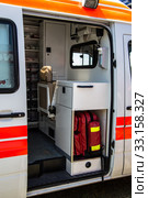 Ambulance with medical equipment. Стоковое фото, фотограф Norbert Dr. Lange / Smarterpix / Фотобанк Лори