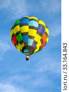 Hot air balloon over blue sky. Стоковое фото, фотограф Mariusz Blach / PantherMedia / Фотобанк Лори